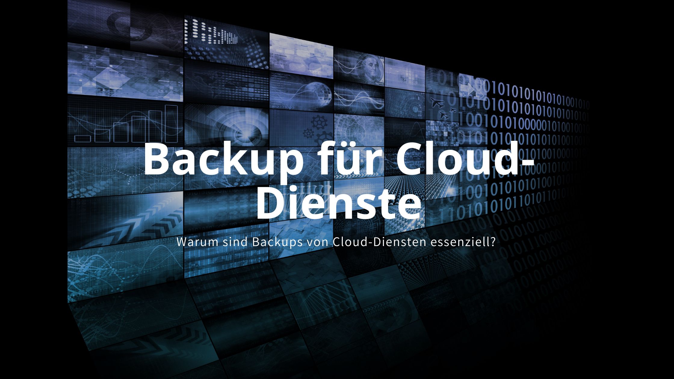 Cloud-Daten sichern: Backup-Symbol mit Wolken und Schloss.