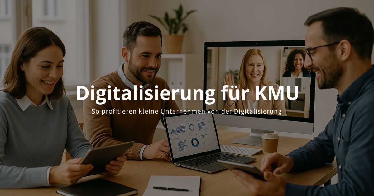 KMU-Team in Österreich nutzt digitale Tools zur Prozessoptimierung