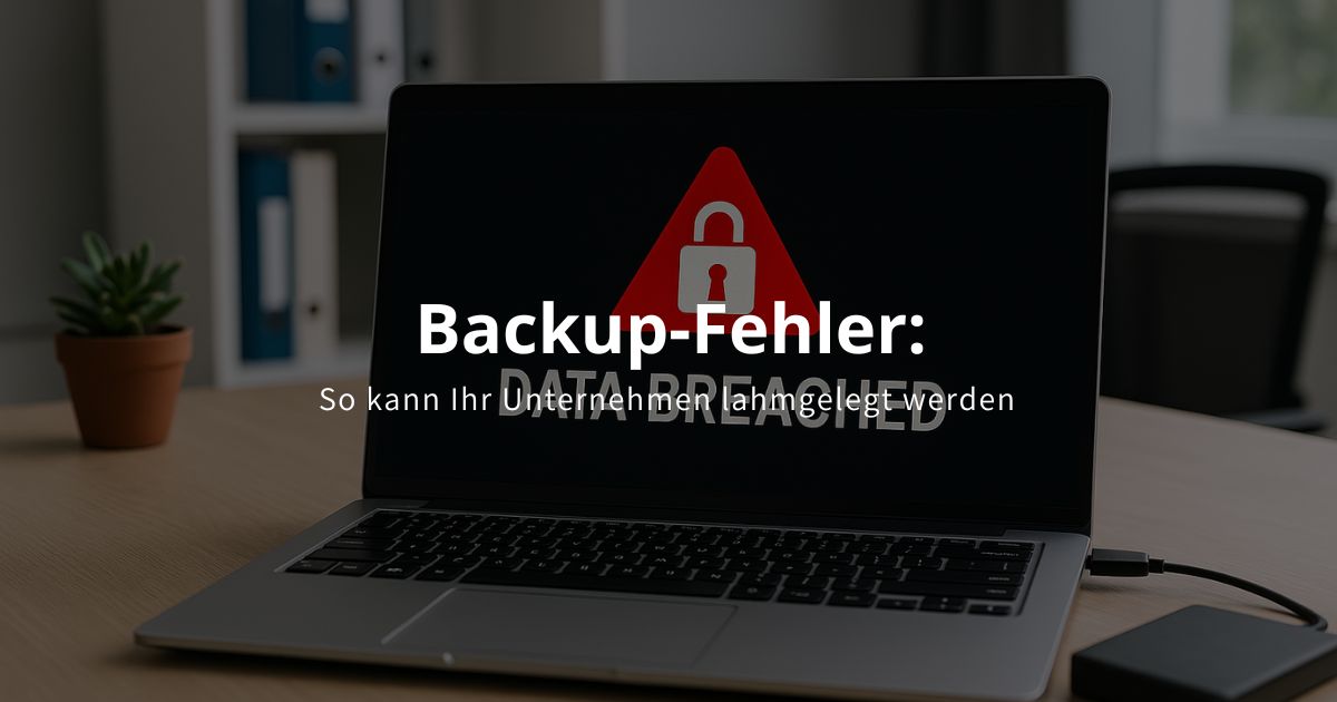 Backup Fehler Unternehmen – Datenverlust durch fehlgeschlagene Datensicherung