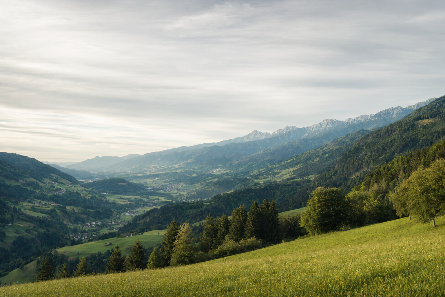 Murtal-Landschaft — ICTE Managed IT Services aus dem Murtal, Steiermark