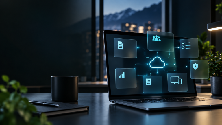 Microsoft 365 Strategie für KMU mit vernetzten Cloud-, Sicherheits- und Produktivitätsfunktionen