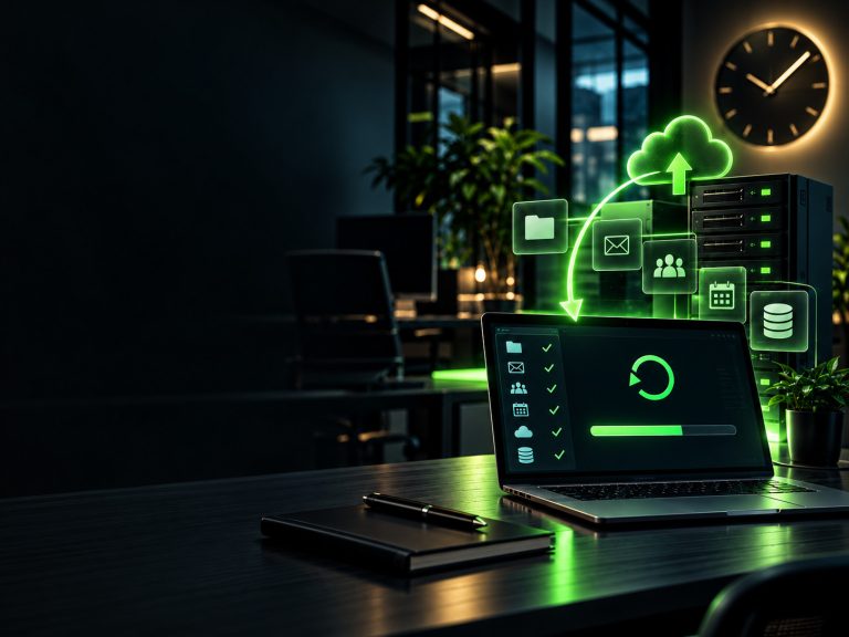 Backup-Wiederherstellung für KMU mit Server, Cloud und Wiederanlauf eines Arbeitsplatzes